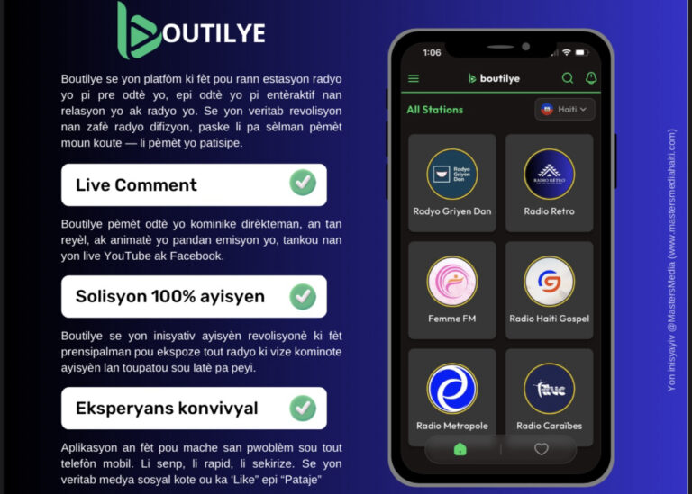 Une innovation haïtienne qui redonne vie à la radio : découvrez Boutilye