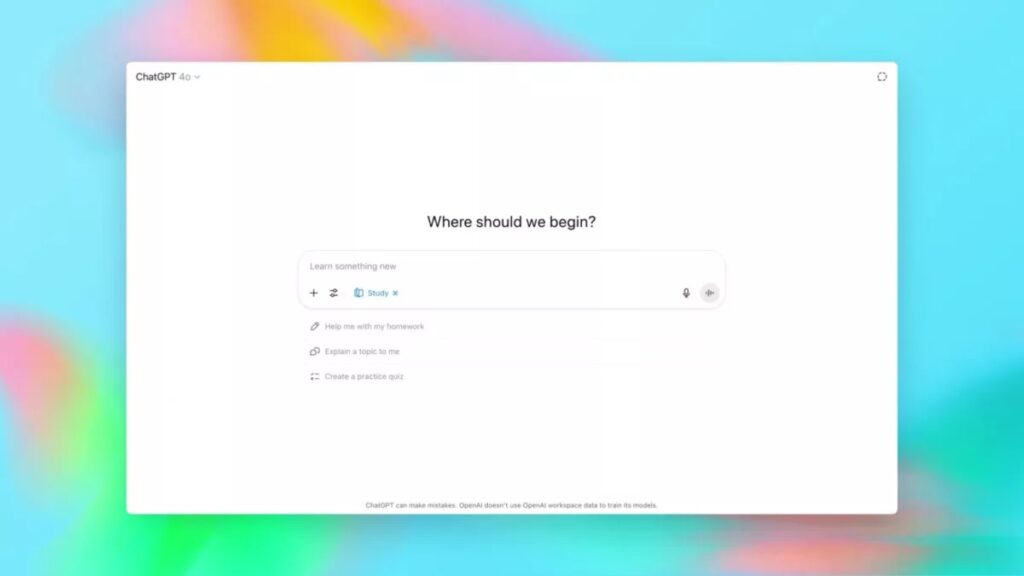ChatGPT inaugure un nouveau chapitre éducatif avec son mode « Étude »