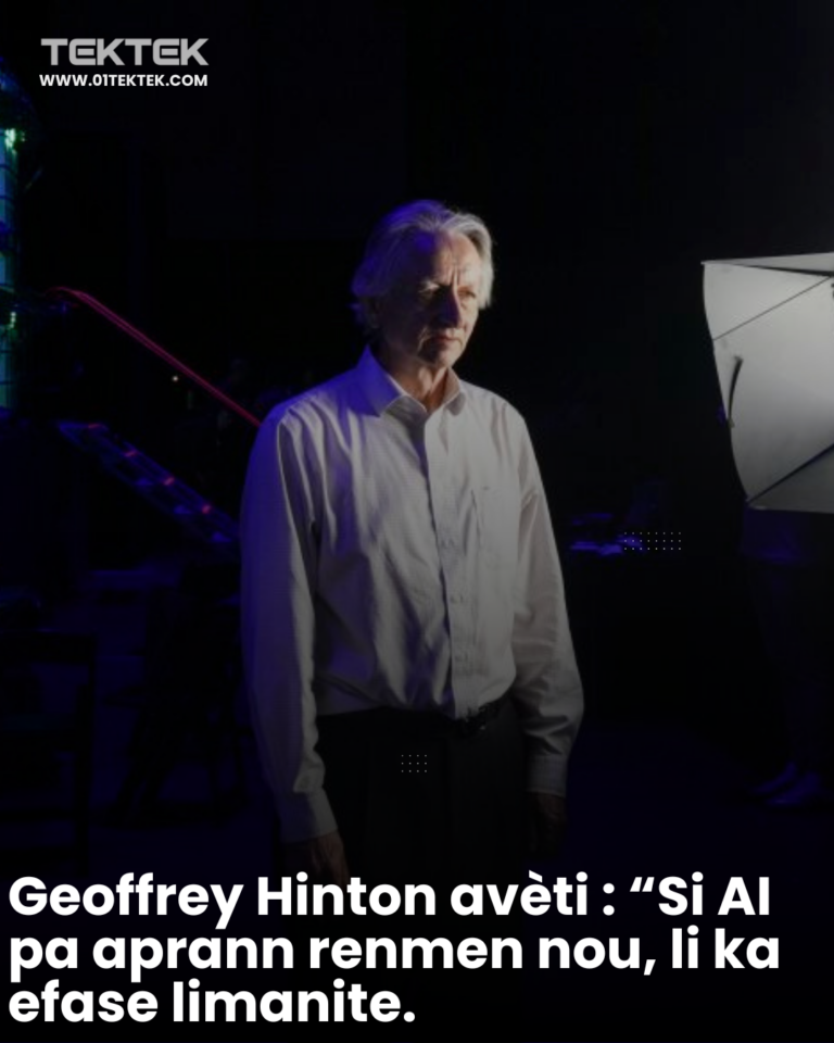 Geoffrey Hinton : « Si l’IA ne nous aime pas, elle nous remplacera »