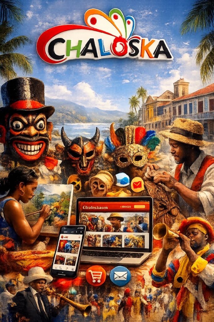 Quand les œuvres défilent aussi en ligne : Chaloska.com révèle les artisans de Jacmel