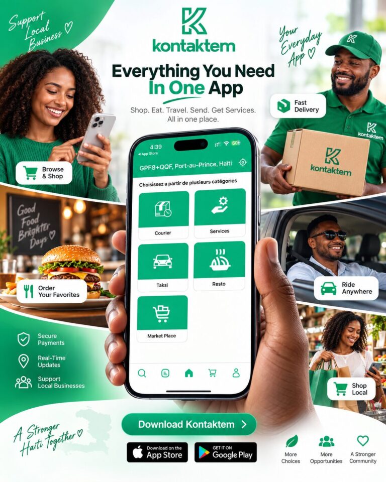 Kontaktem, une application haïtienne qui veut simplifier l’accès aux services du quotidien